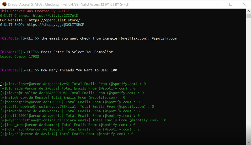 DragonAccess Checker
